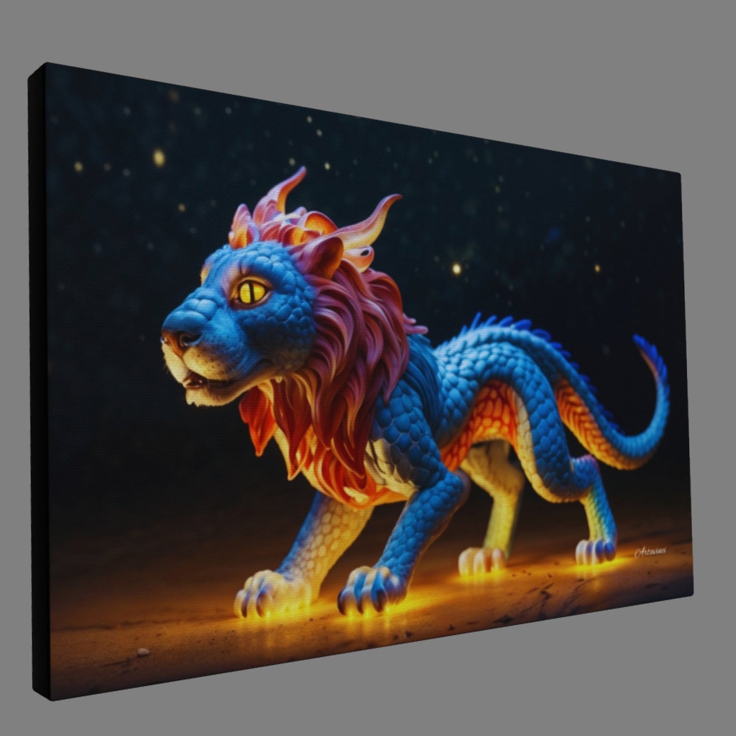 Mythical Hybrid Lion Wall Art