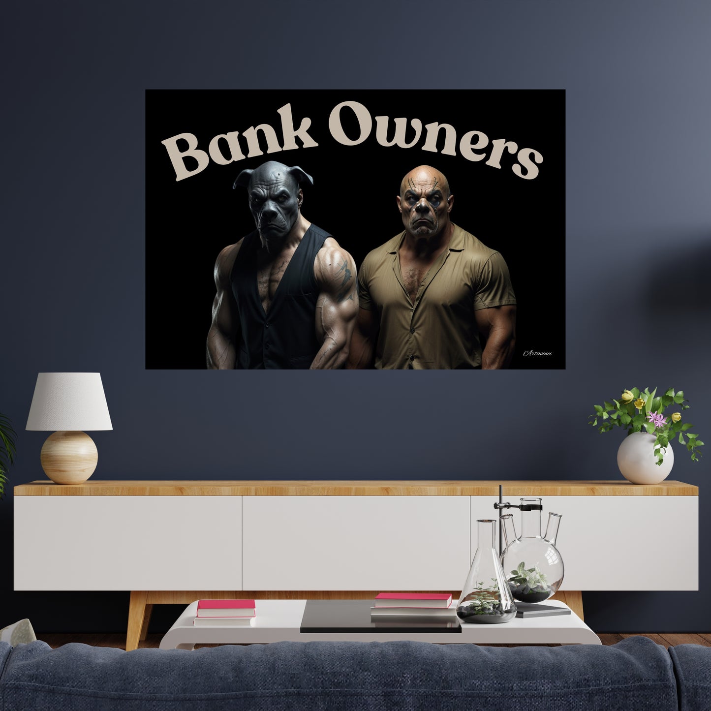 Bank Owners - Canvas Wall Art Print