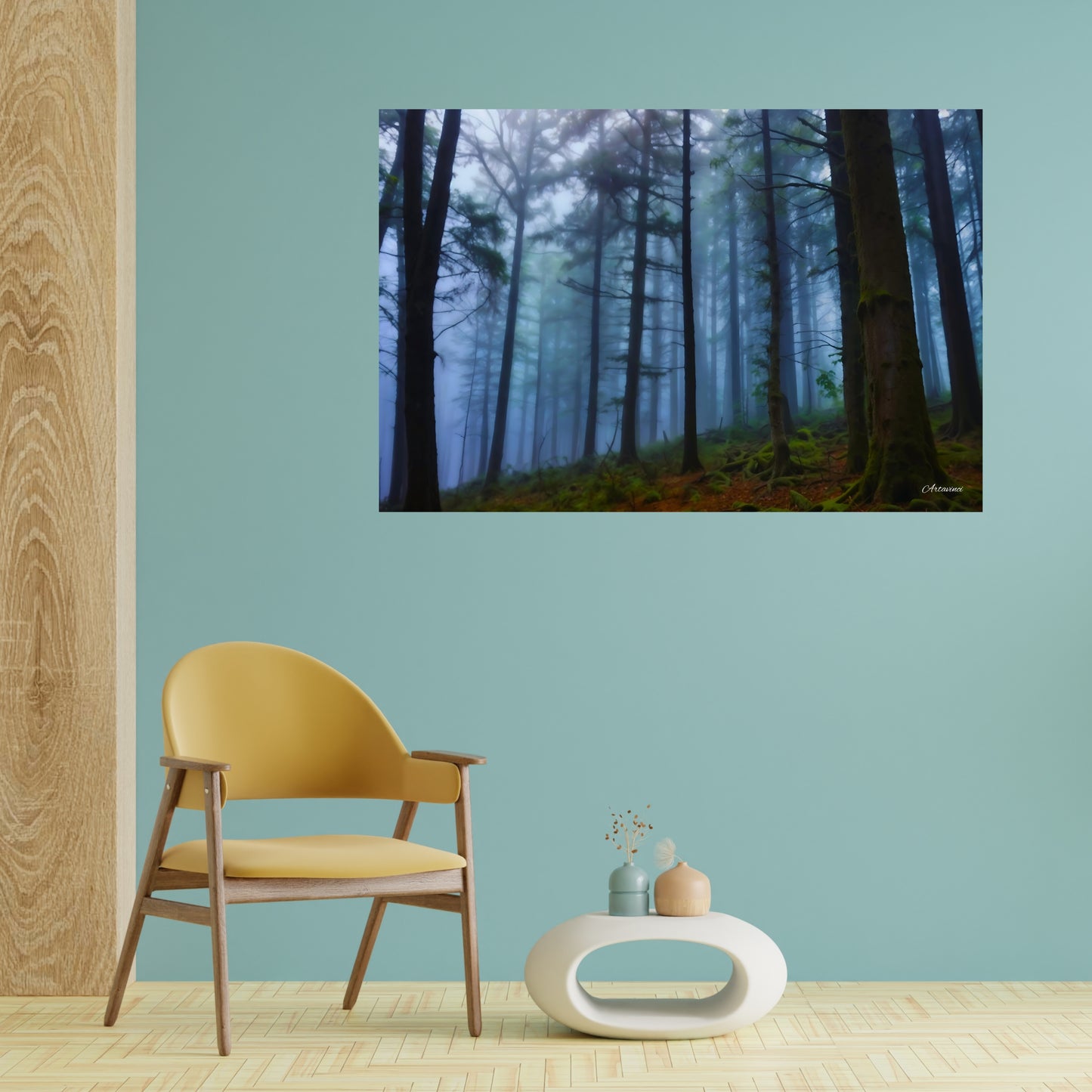 Dark Forest Canvas Art Print