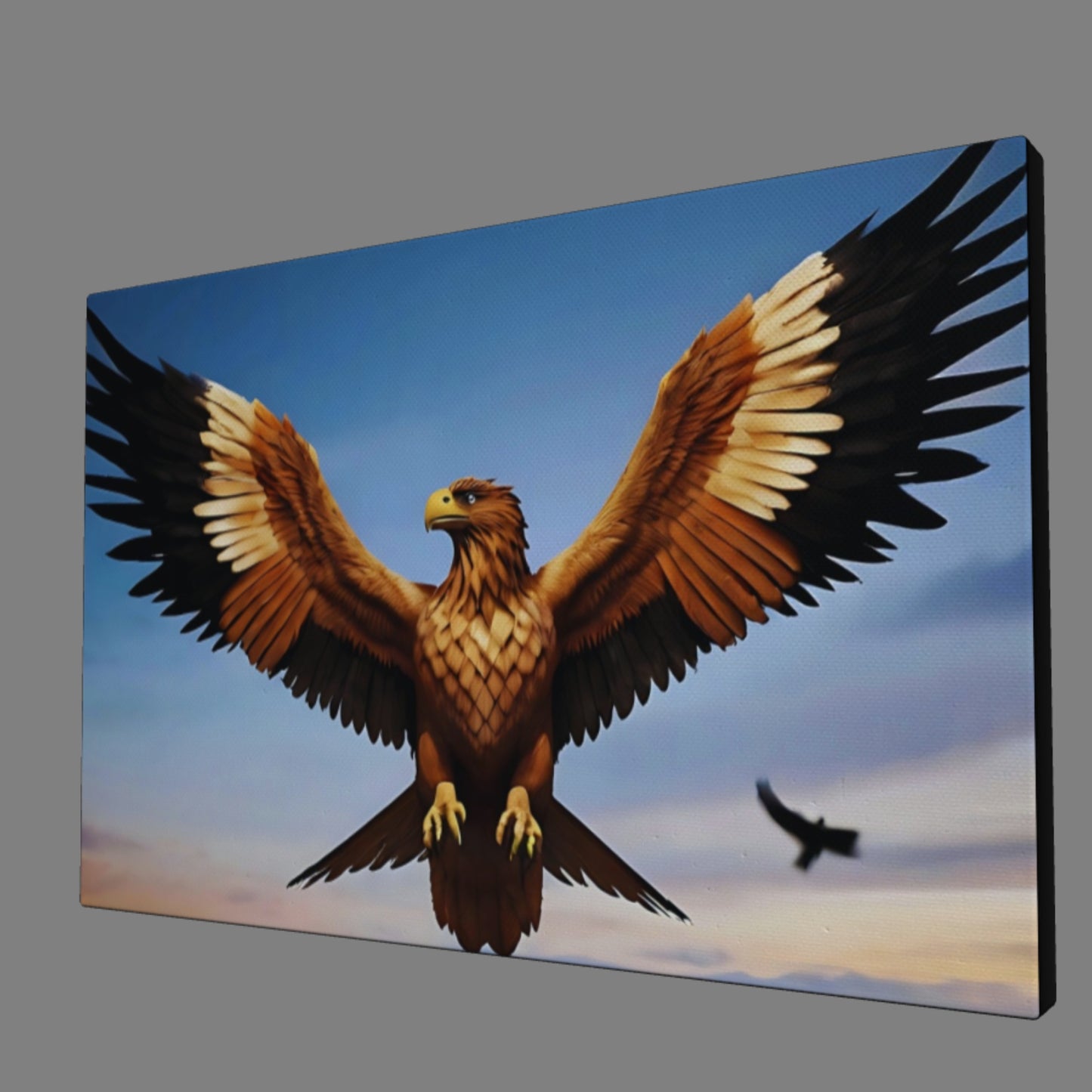 Royal Golden Eagle Canvas Art