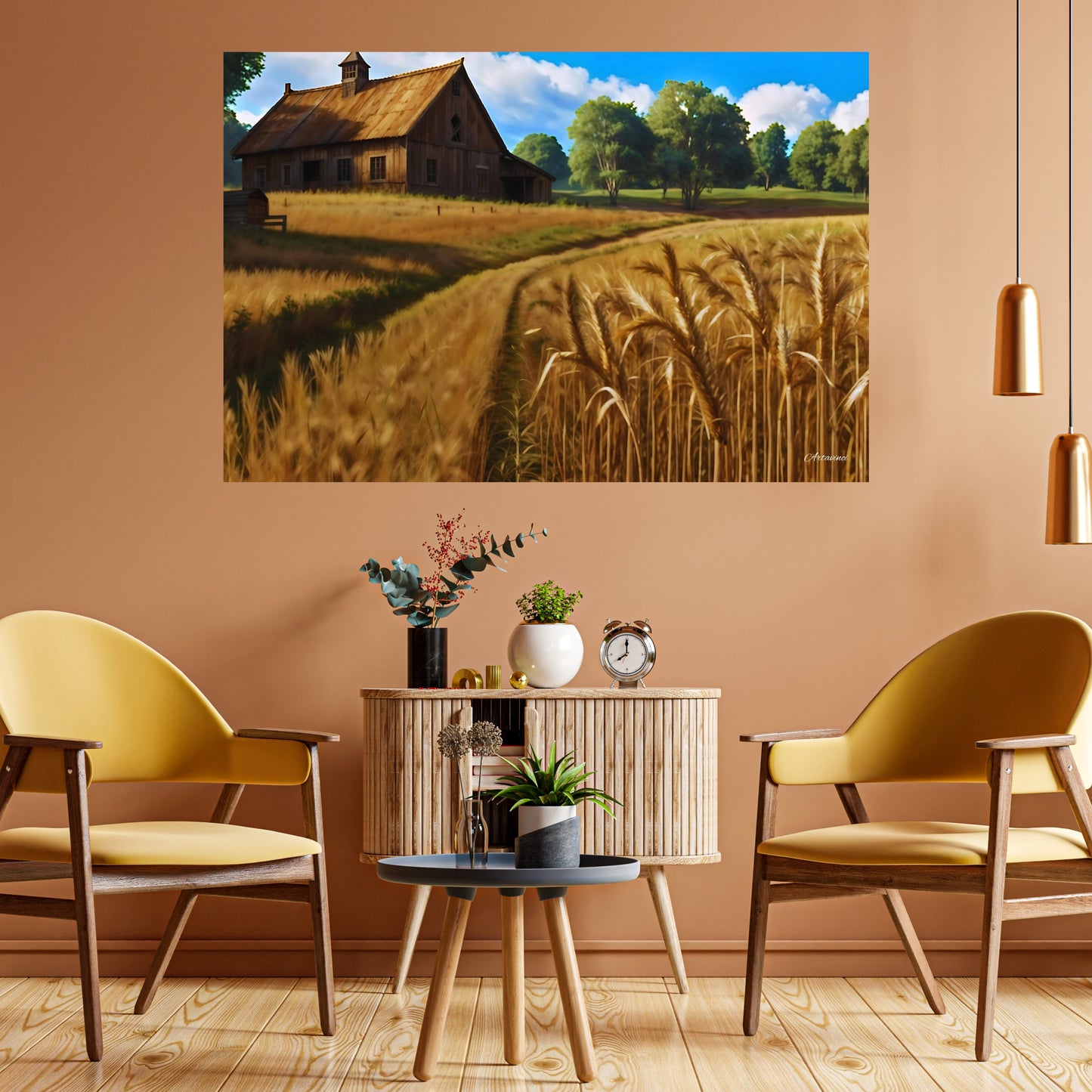 Farmhouse Barn Canvas Wall Art