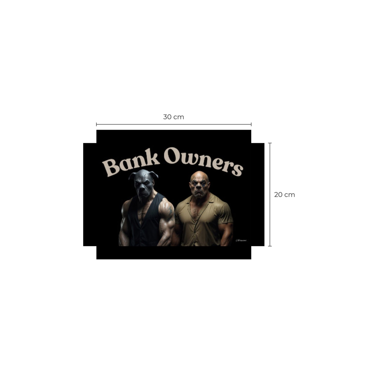 Bank Owners - Canvas Wall Art Print