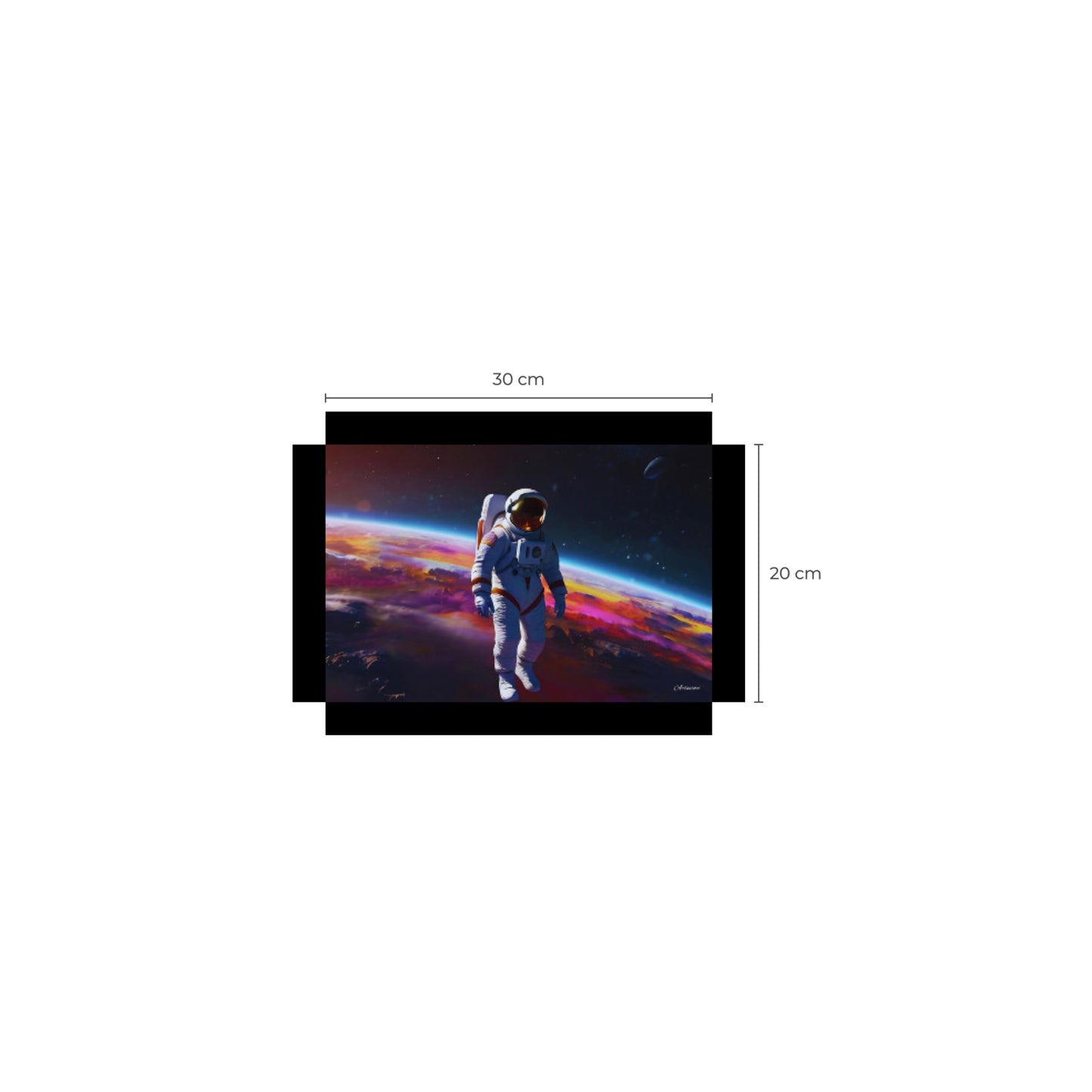 Astronaut Space Man Canvas Art