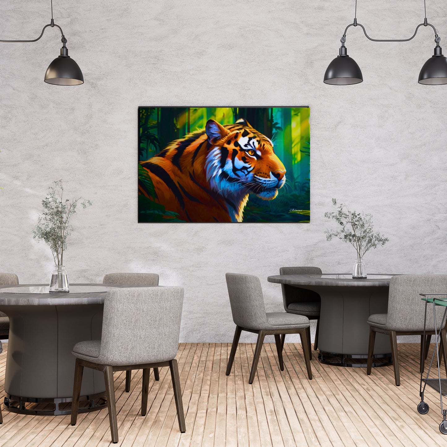 Majestic Tiger Canvas Art