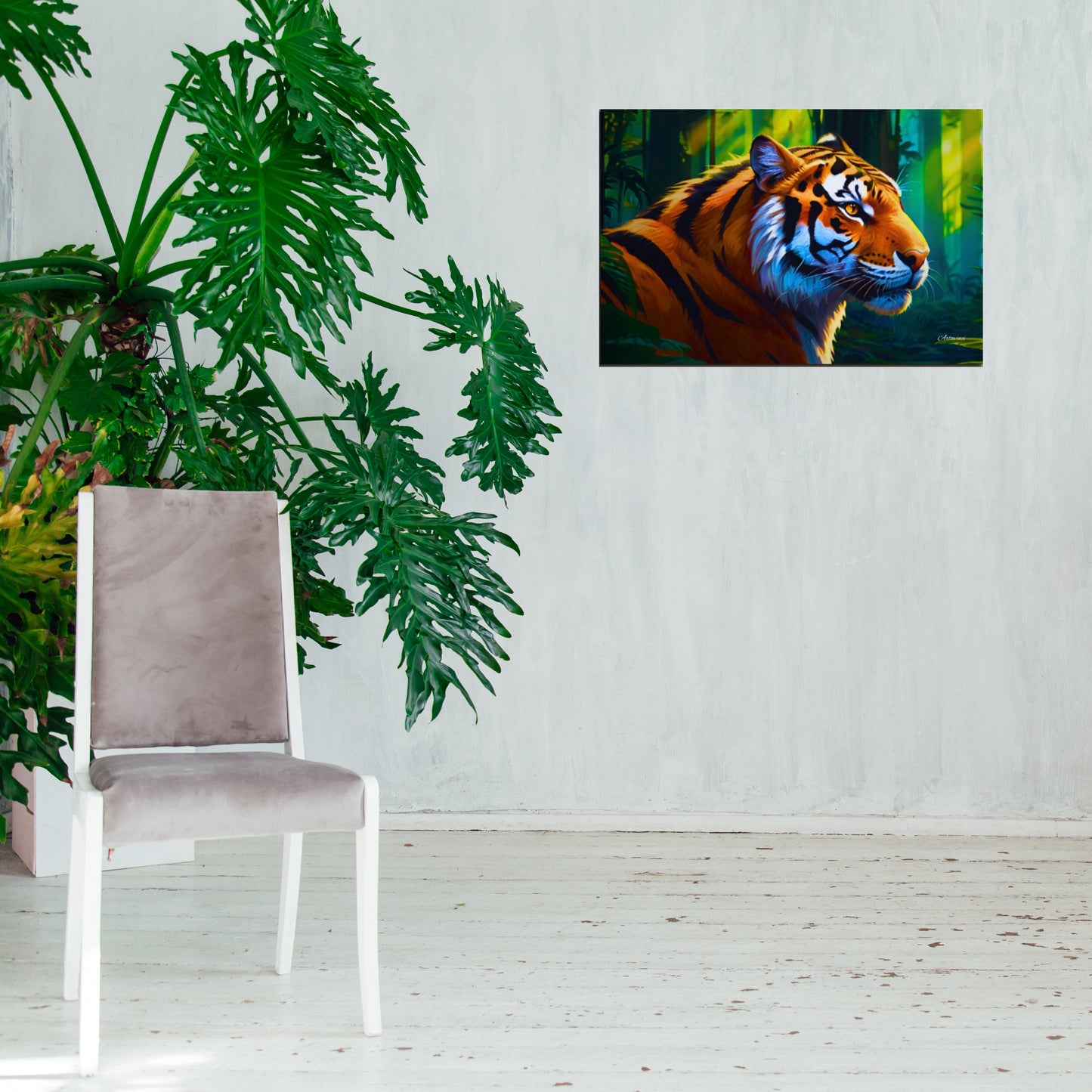 Majestic Tiger Canvas Art