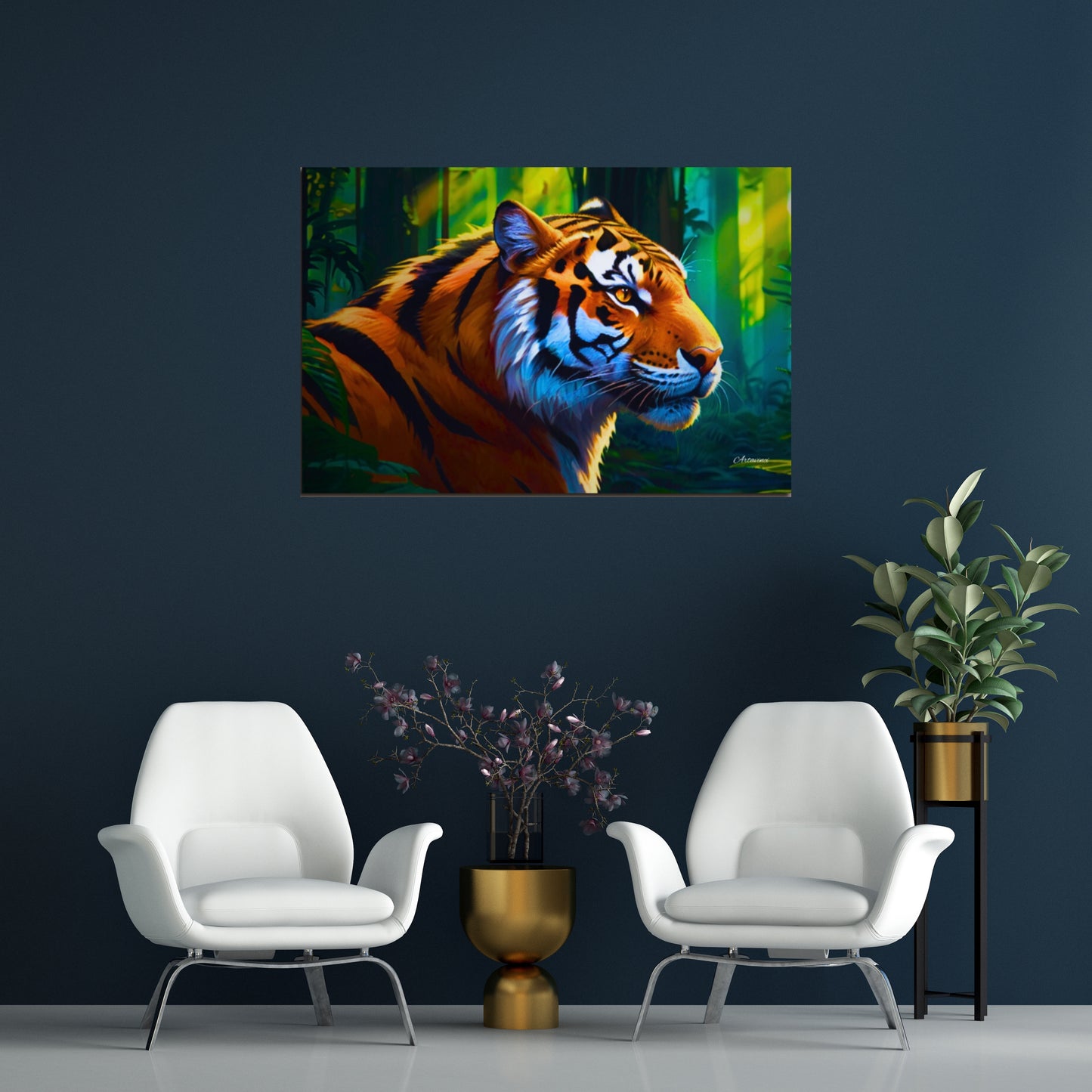 Majestic Tiger Canvas Art