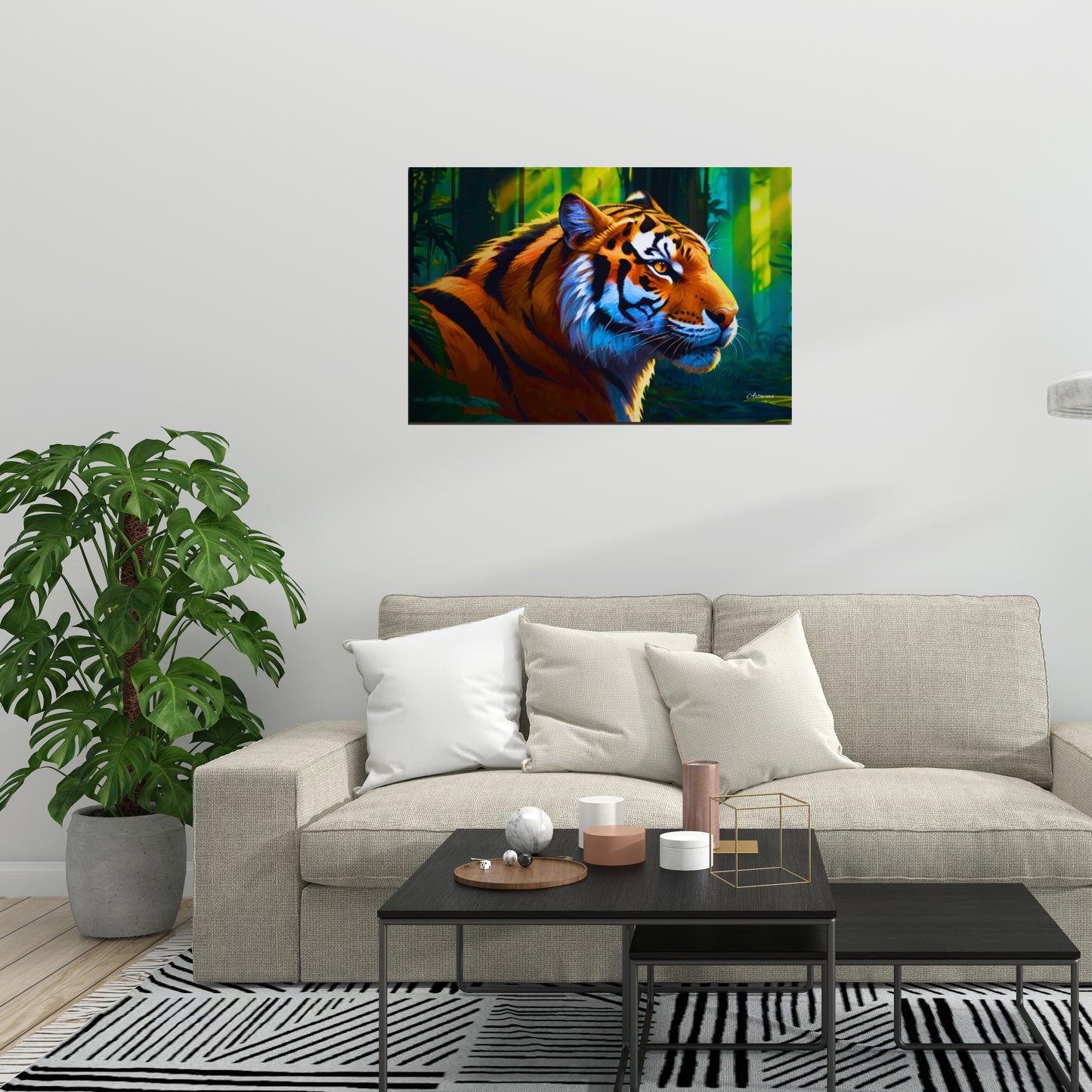 Majestic Tiger Canvas Art