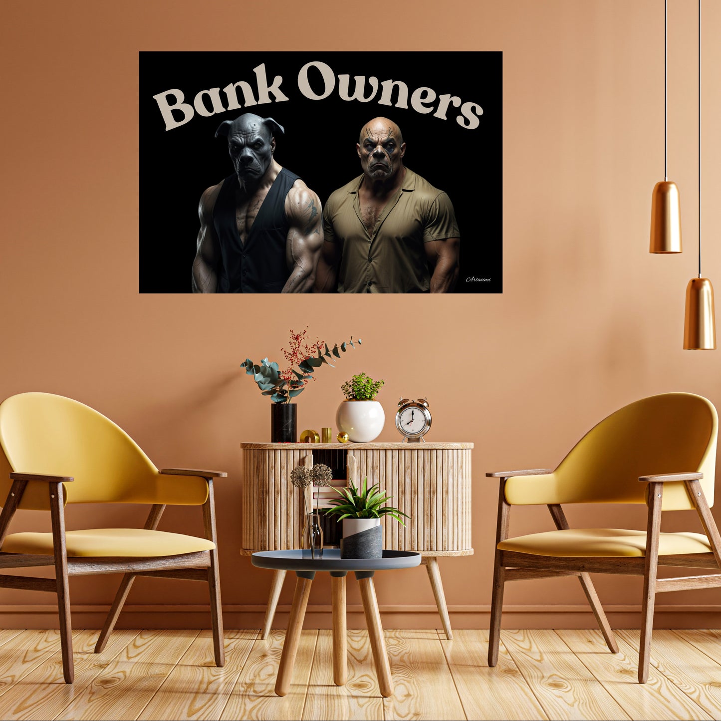 Bank Owners - Canvas Wall Art Print