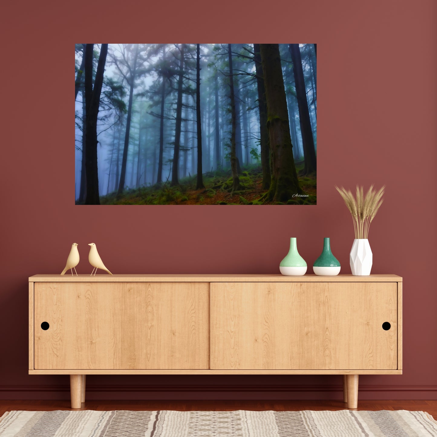 Dark Forest Canvas Art Print