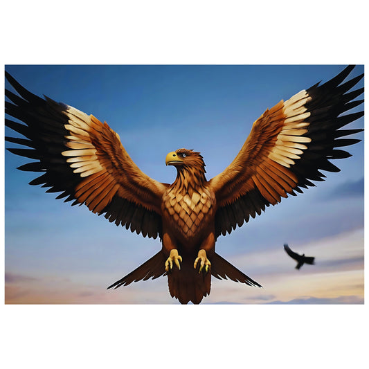 Royal Golden Eagle Canvas Art