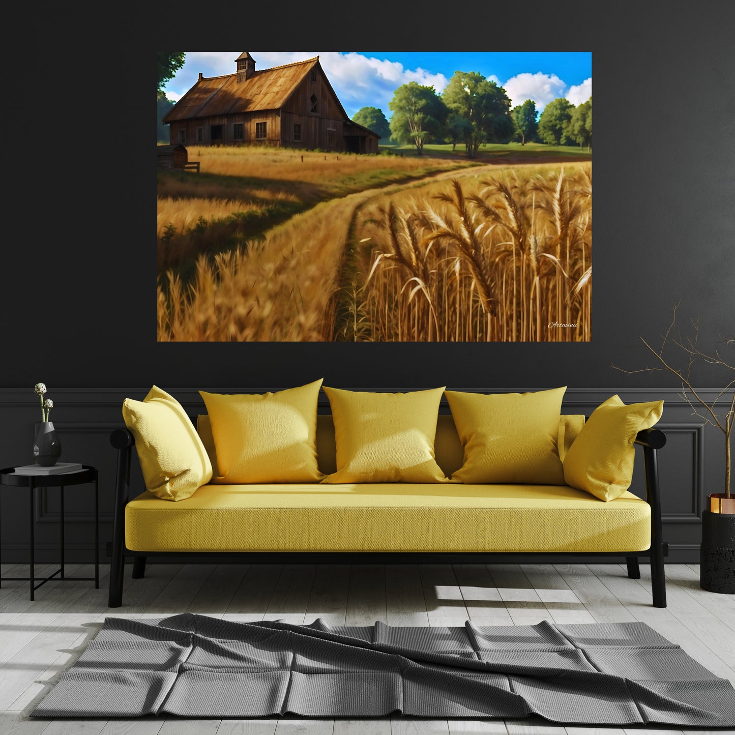 Farmhouse Barn Canvas Wall Art