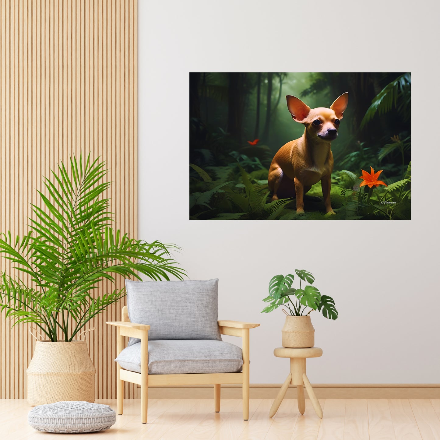 Dog Chihuahua Canvas Art