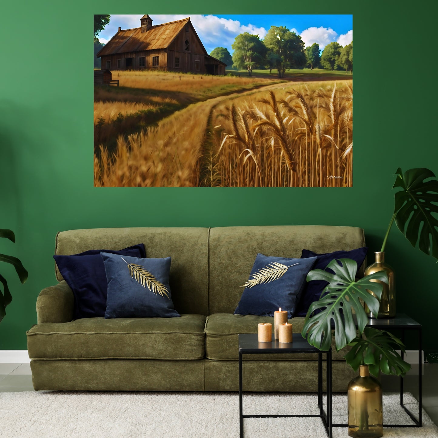 Farmhouse Barn Canvas Wall Art