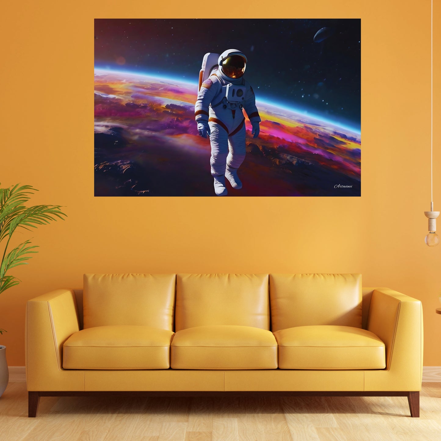 Astronaut Space Man Canvas Art