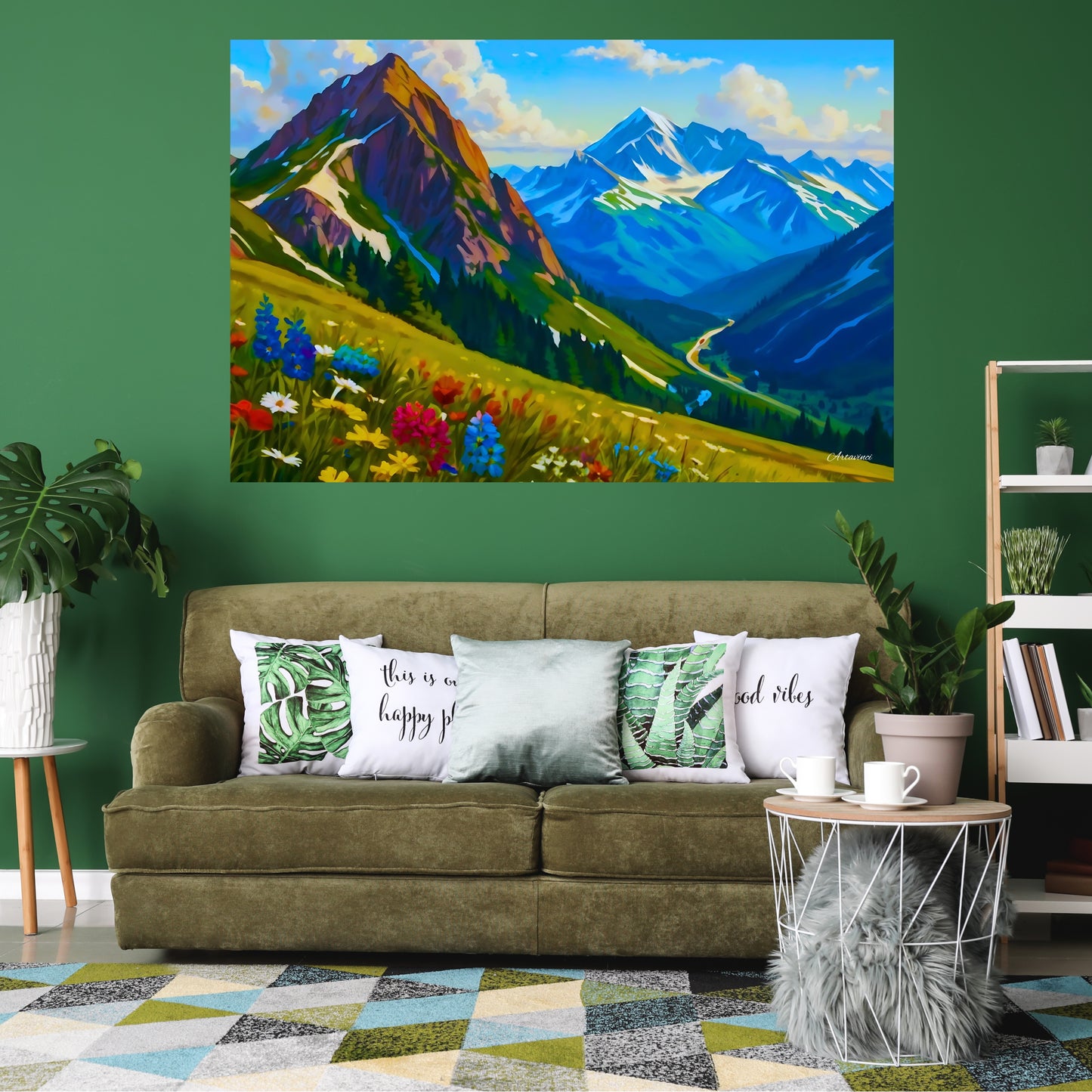 Canvas Mountain View Ready to Hang Wall Art