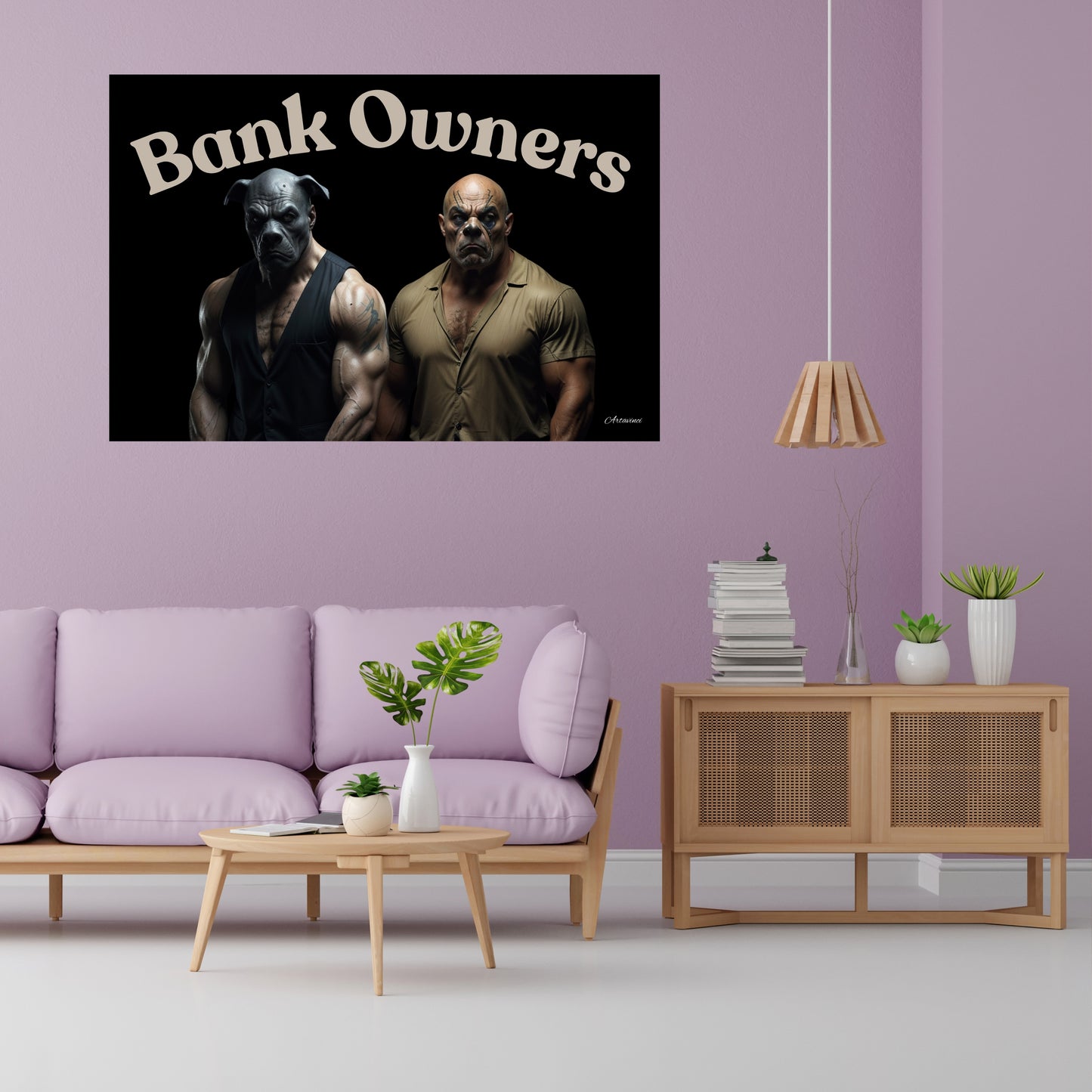 Bank Owners - Canvas Wall Art Print