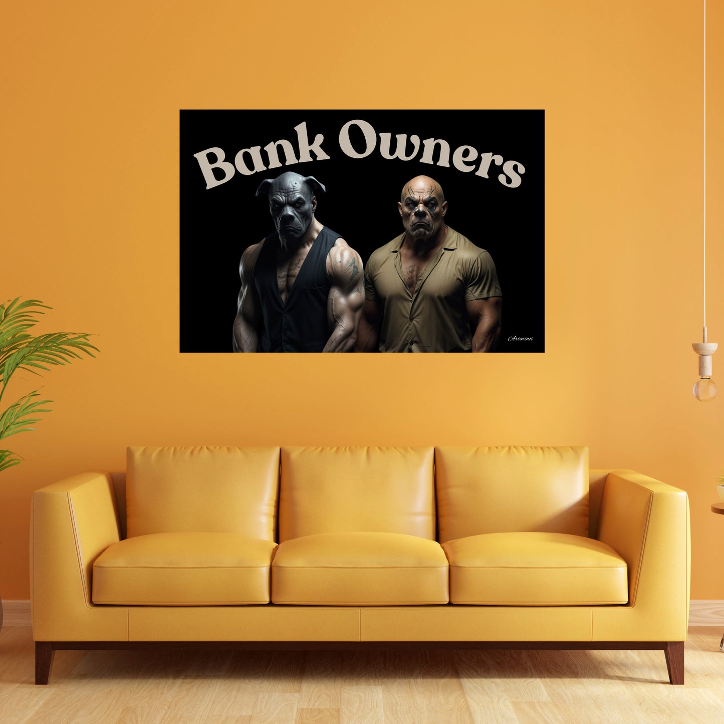 Bank Owners - Canvas Wall Art Print