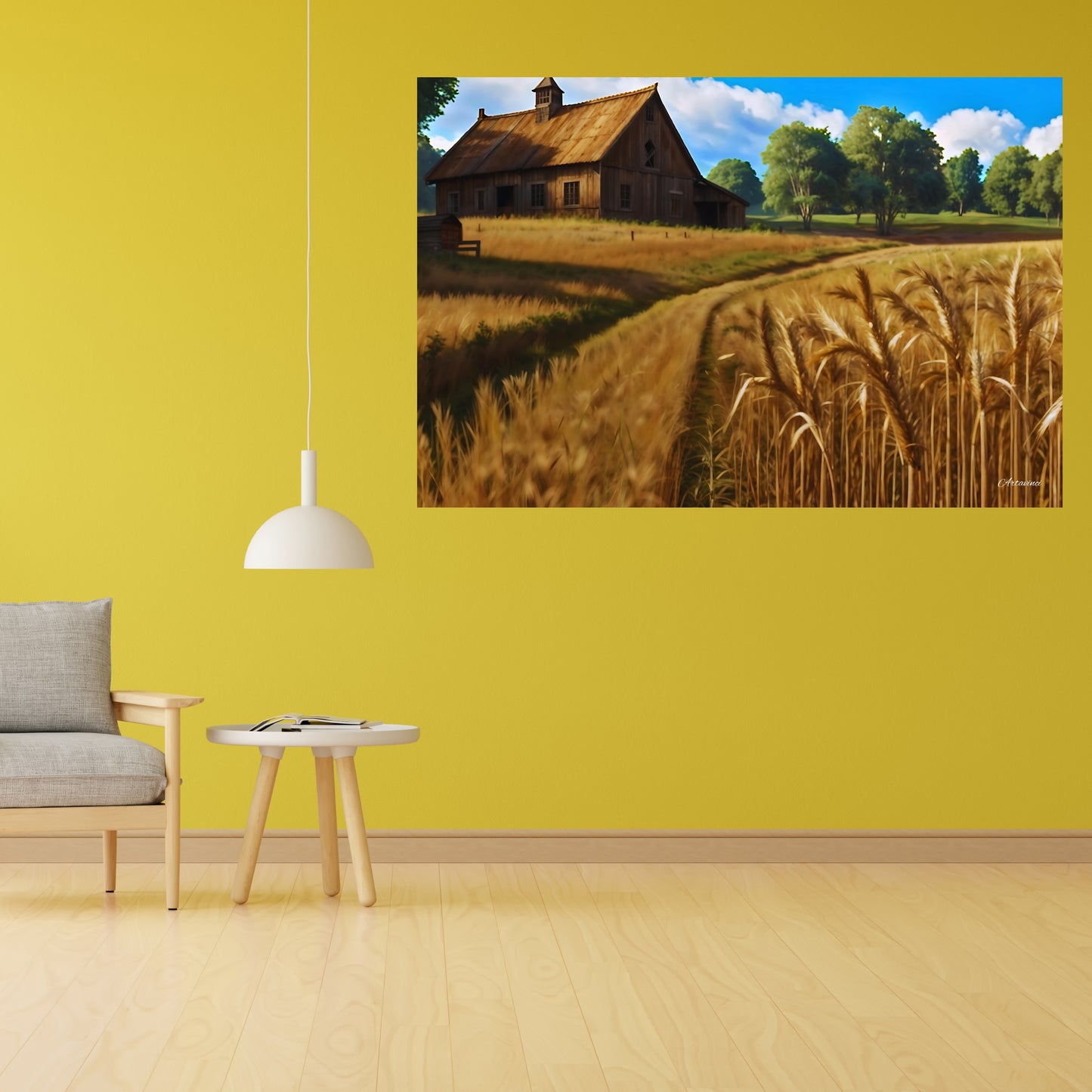 Farmhouse Barn Canvas Wall Art