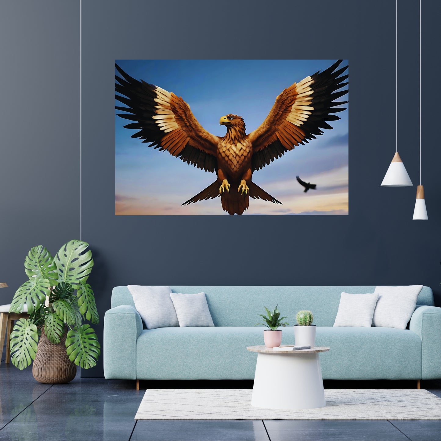 Royal Golden Eagle Canvas Art