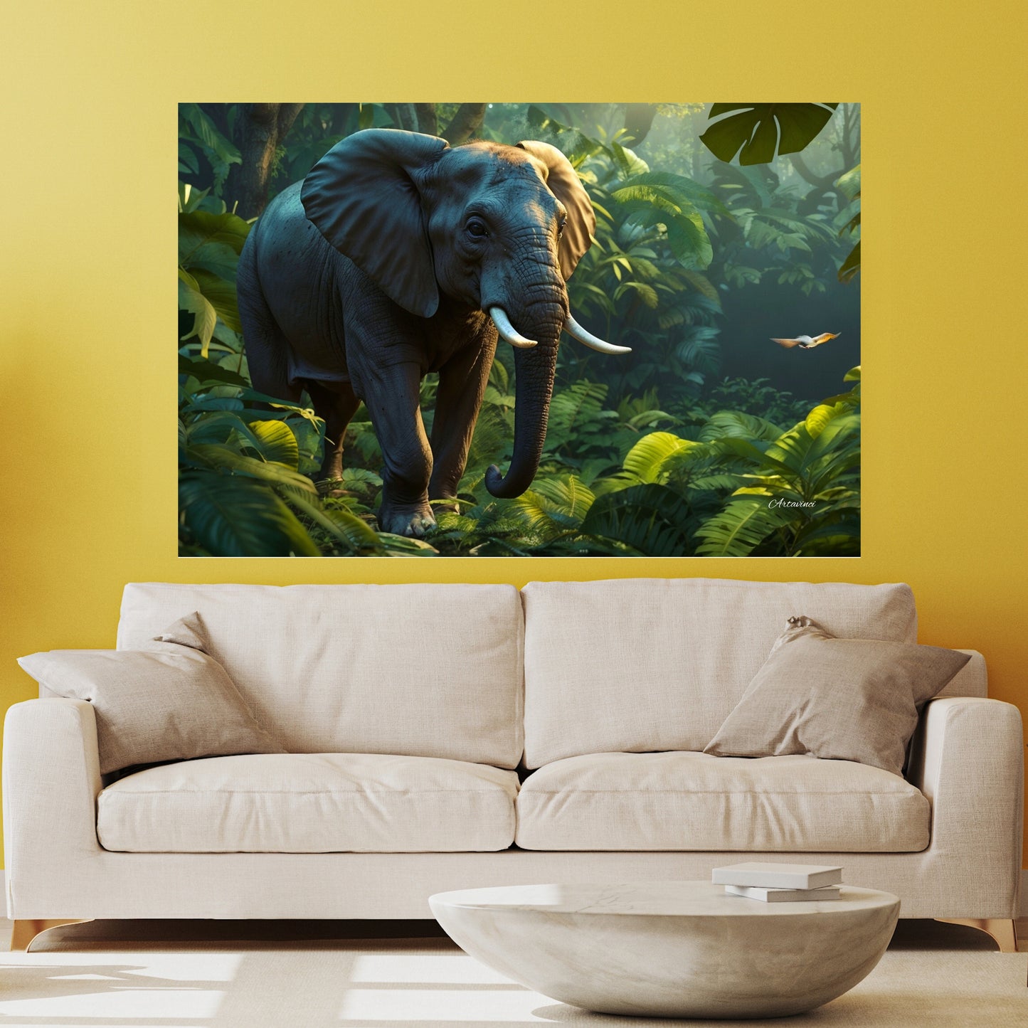 Elephant in The Jungle