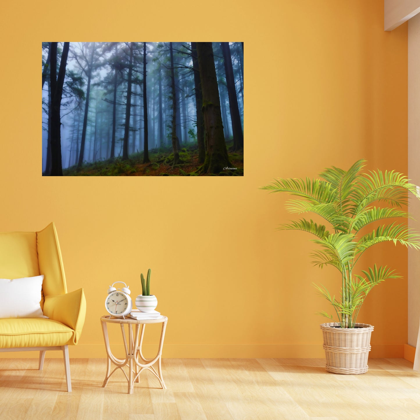 Dark Forest Canvas Art Print