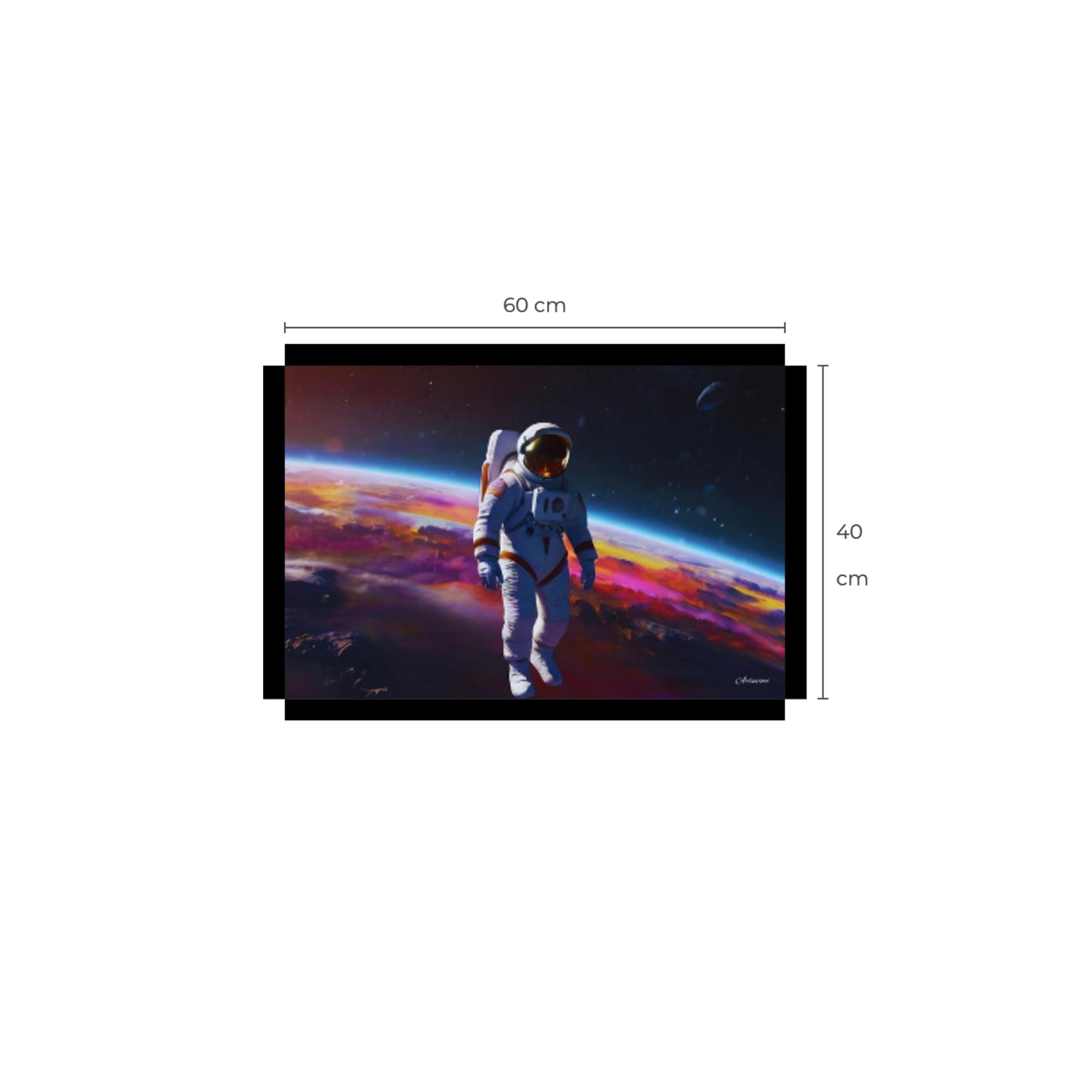 Astronaut Space Man Canvas Art