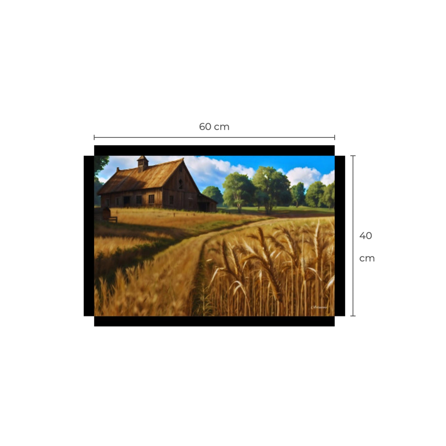 Farmhouse Barn Canvas Wall Art