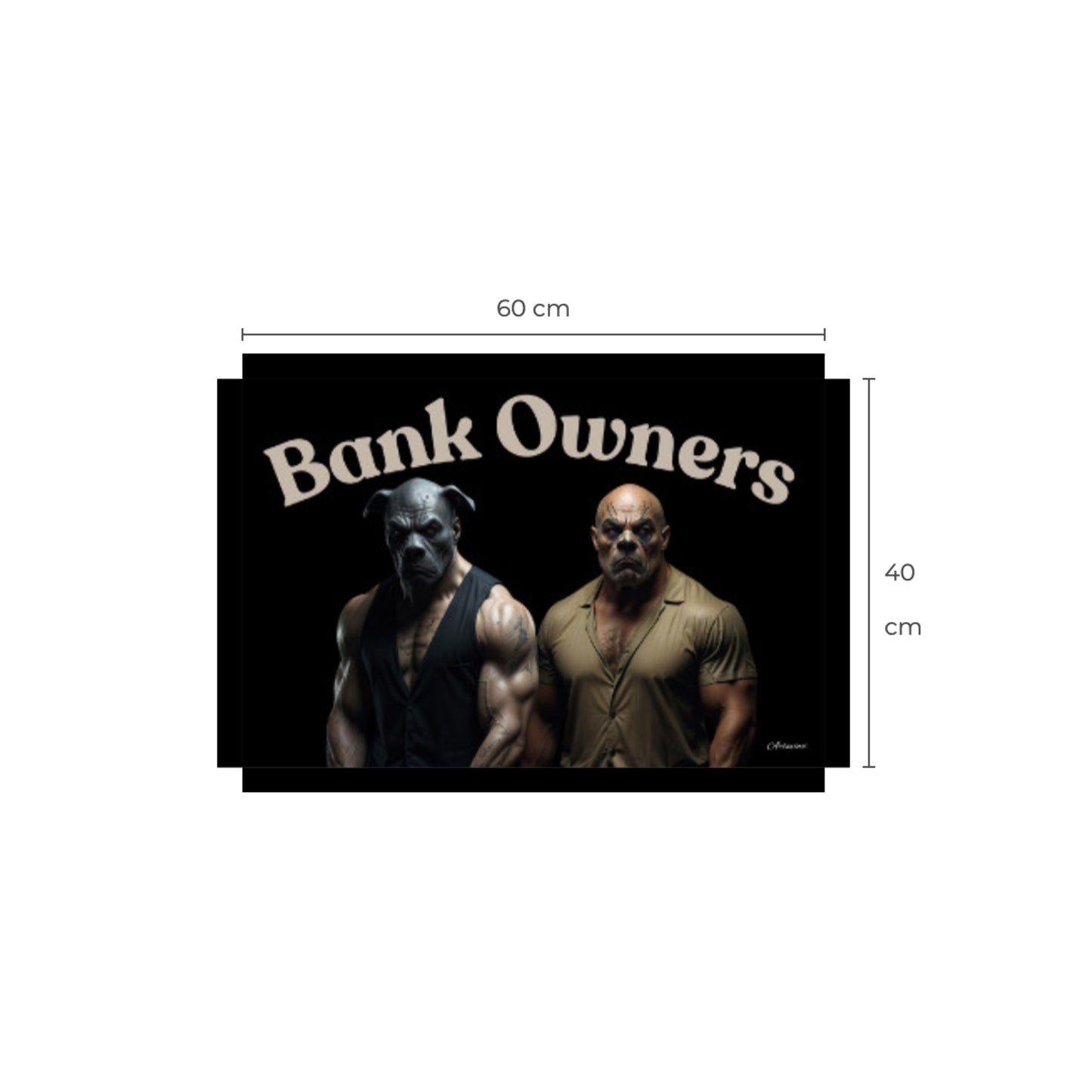 Bank Owners - Canvas Wall Art Print