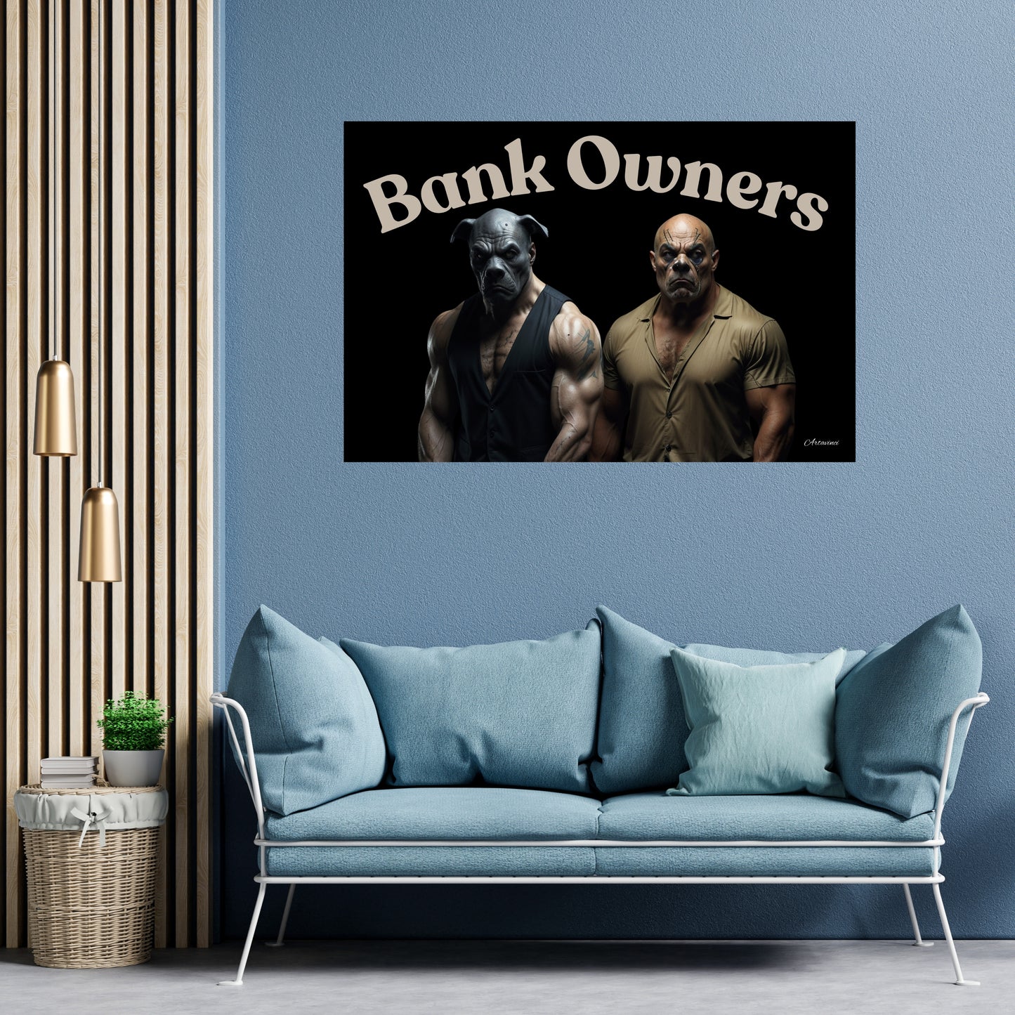 Bank Owners - Canvas Wall Art Print