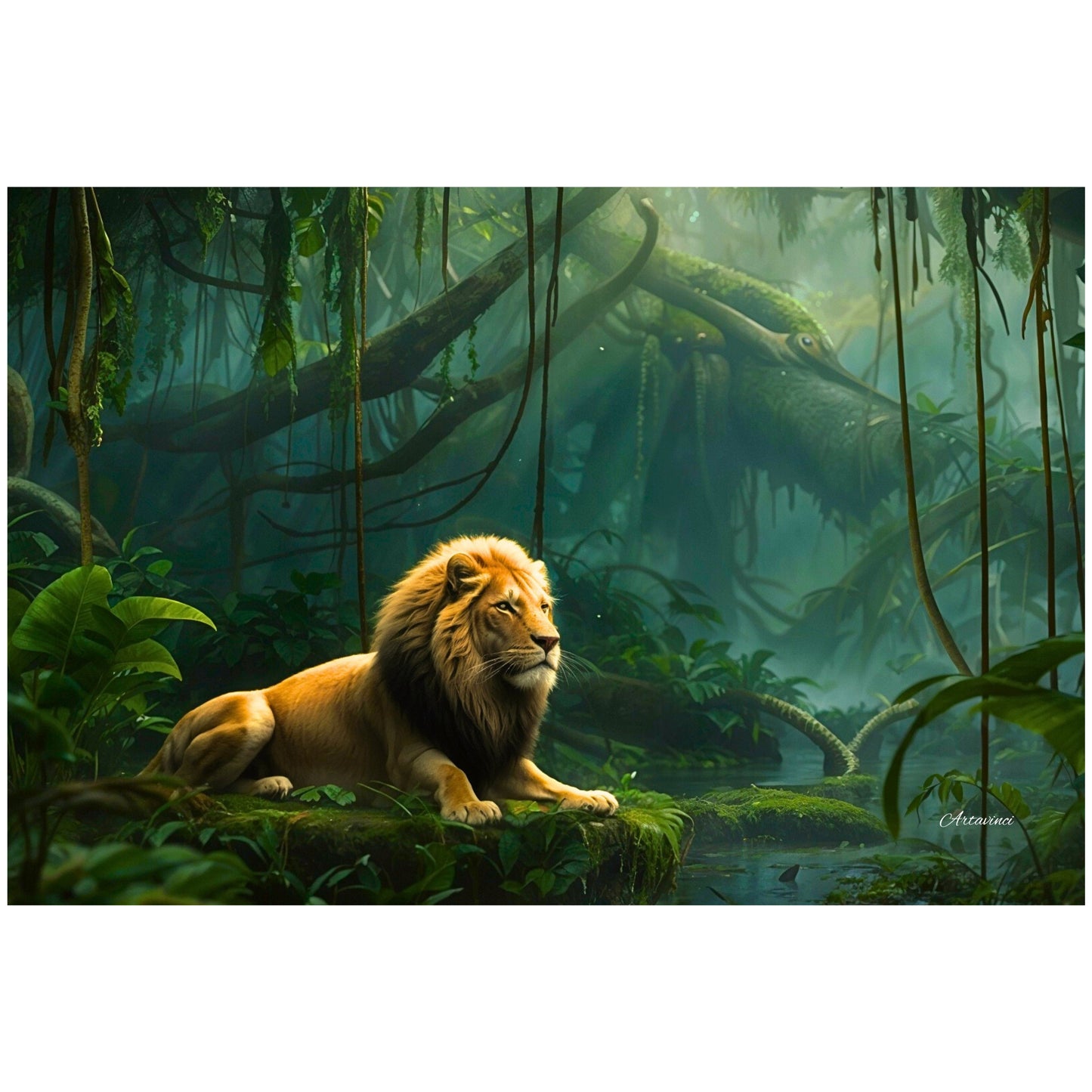 King Lion in The Jungle