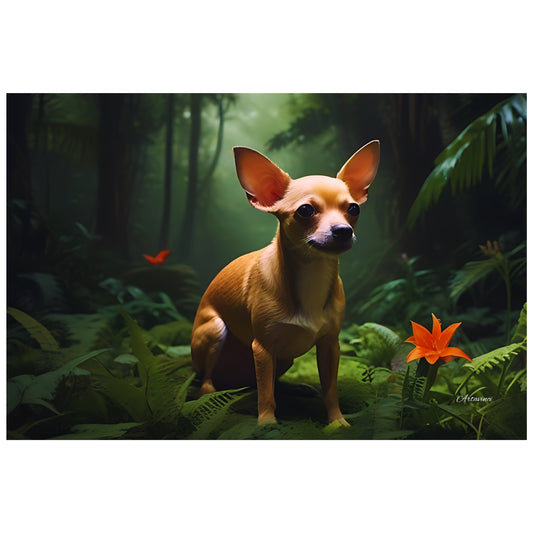 Dog Chihuahua Canvas Art