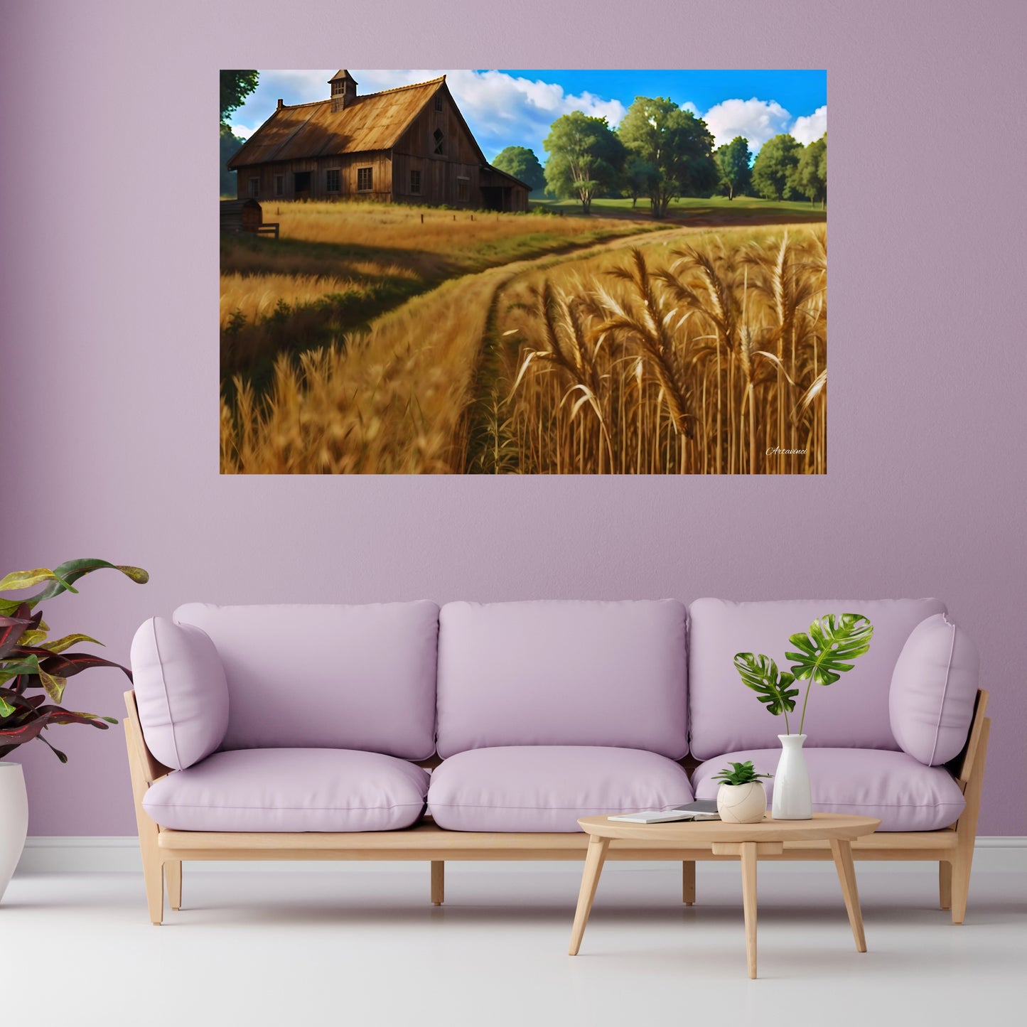 Farmhouse Barn Canvas Wall Art