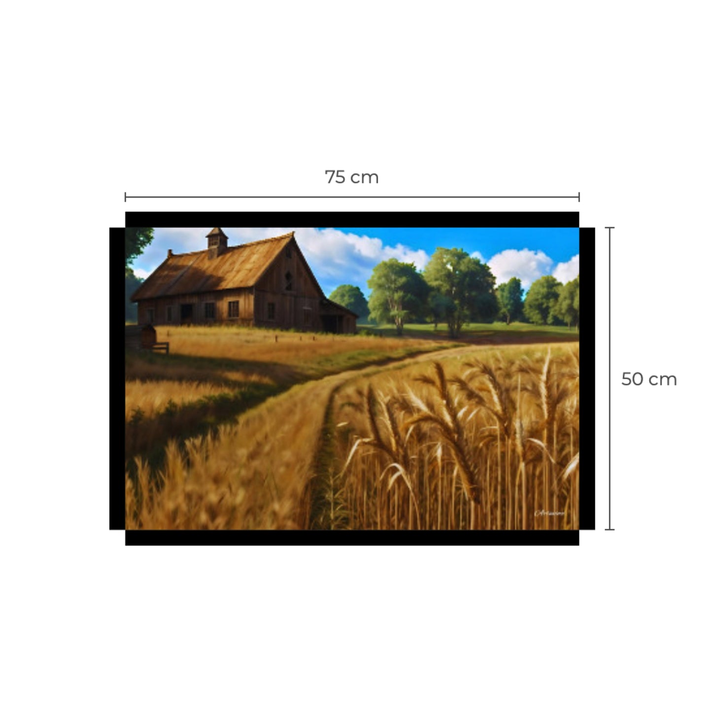 Farmhouse Barn Canvas Wall Art