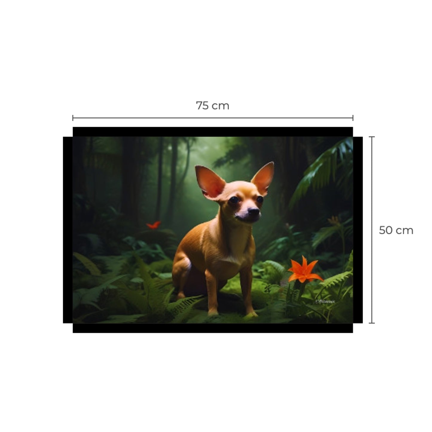 Dog Chihuahua Canvas Art