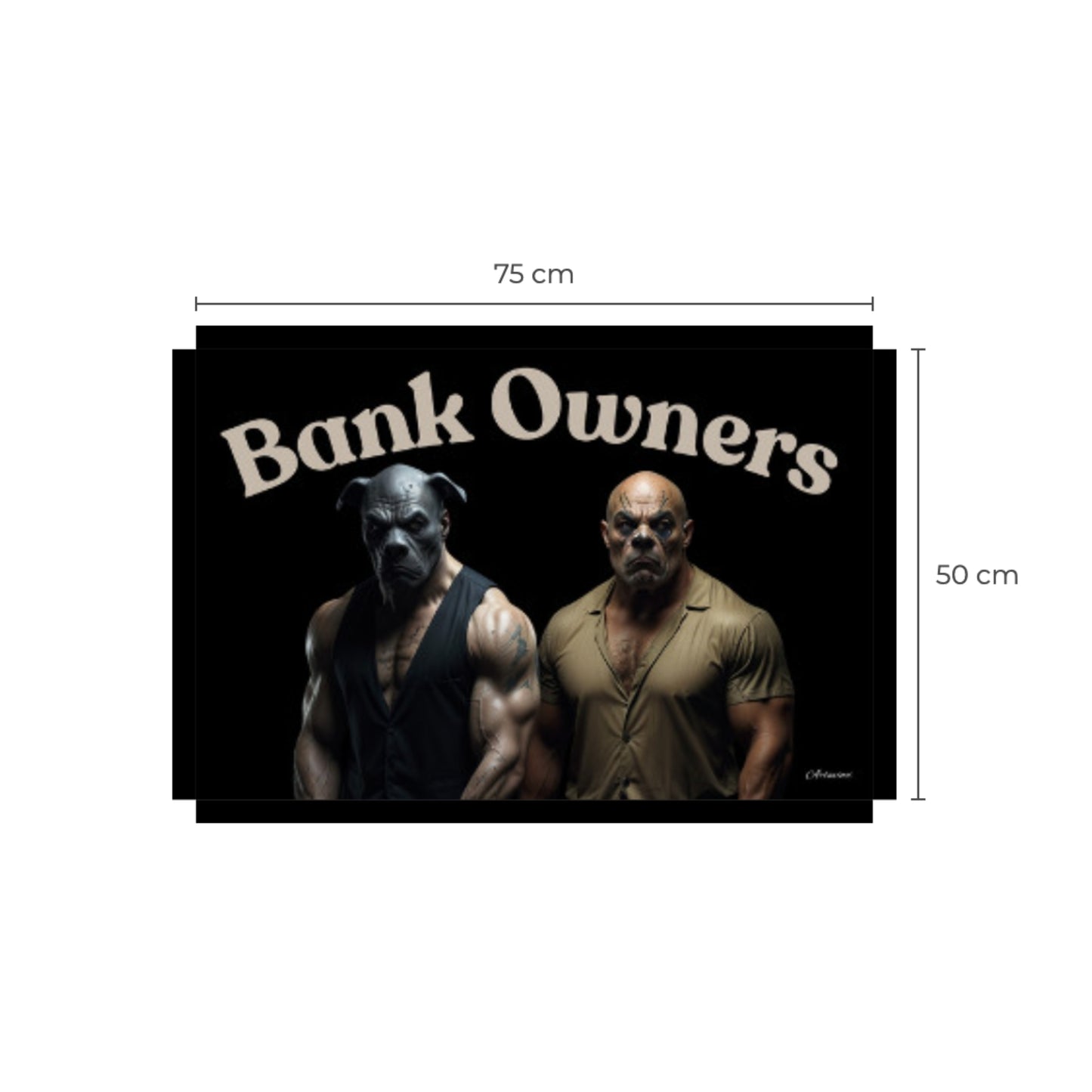 Bank Owners - Canvas Wall Art Print