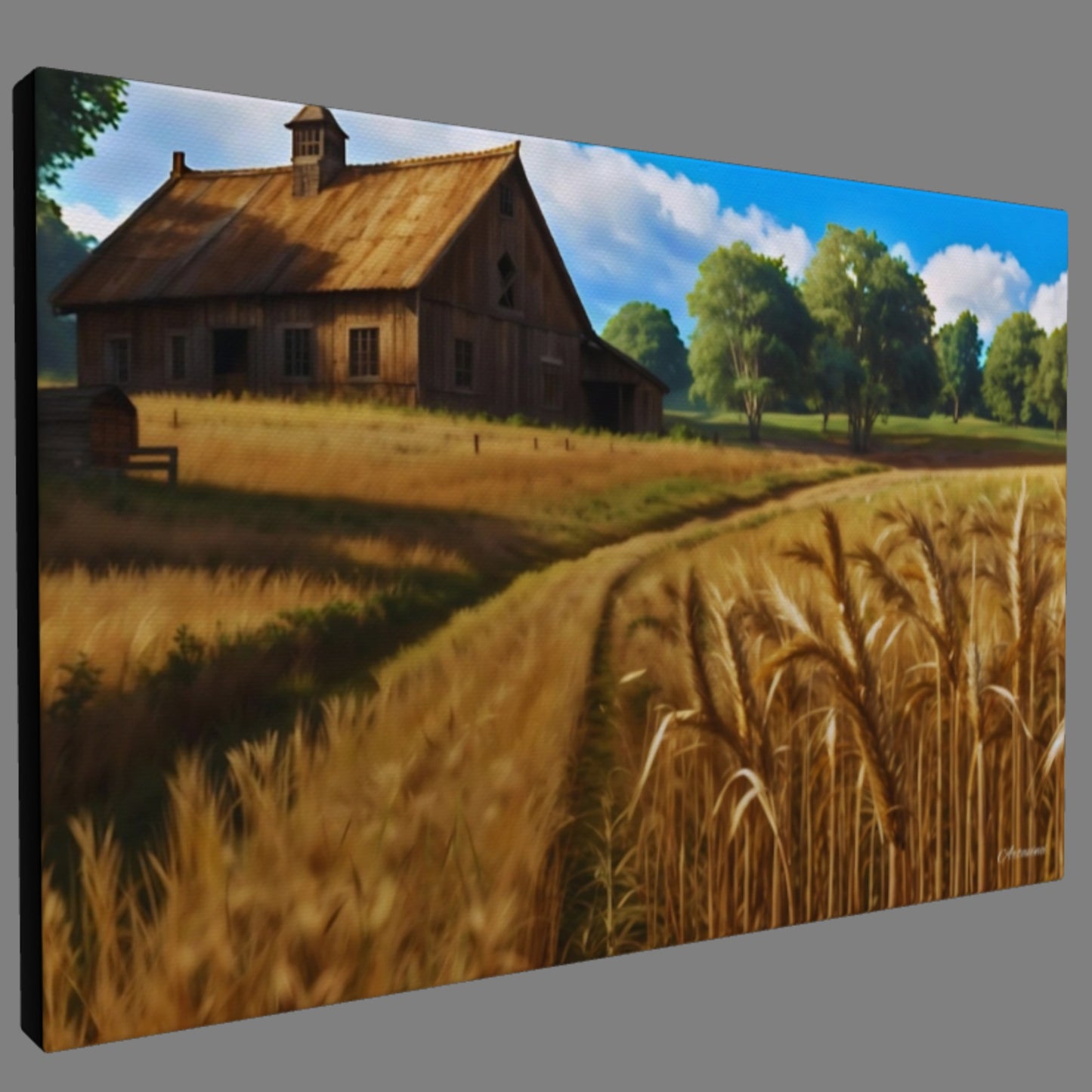 Farmhouse Barn Canvas Wall Art