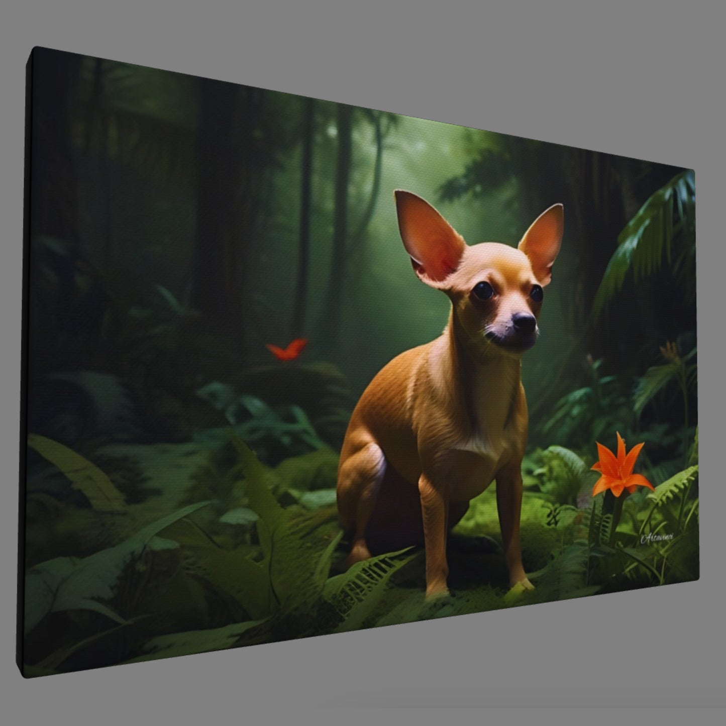 Dog Chihuahua Canvas Art