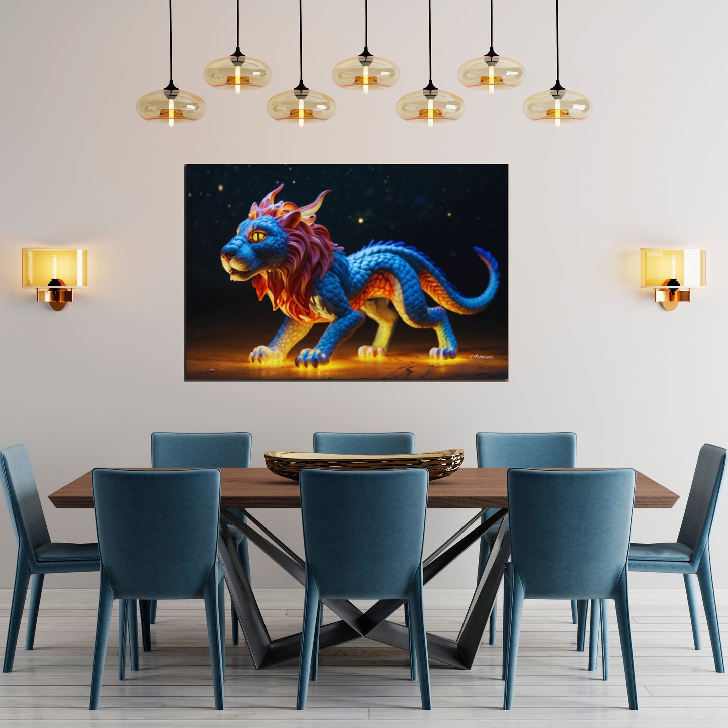 Mythical Hybrid Lion Wall Art