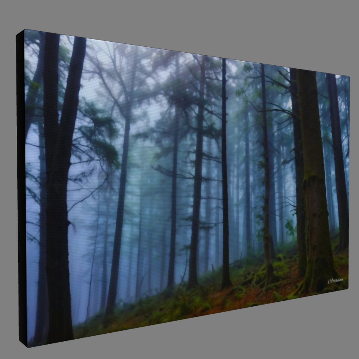 Dark Forest Canvas Art Print