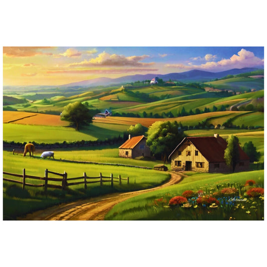 Countryside Canvas Wall Art