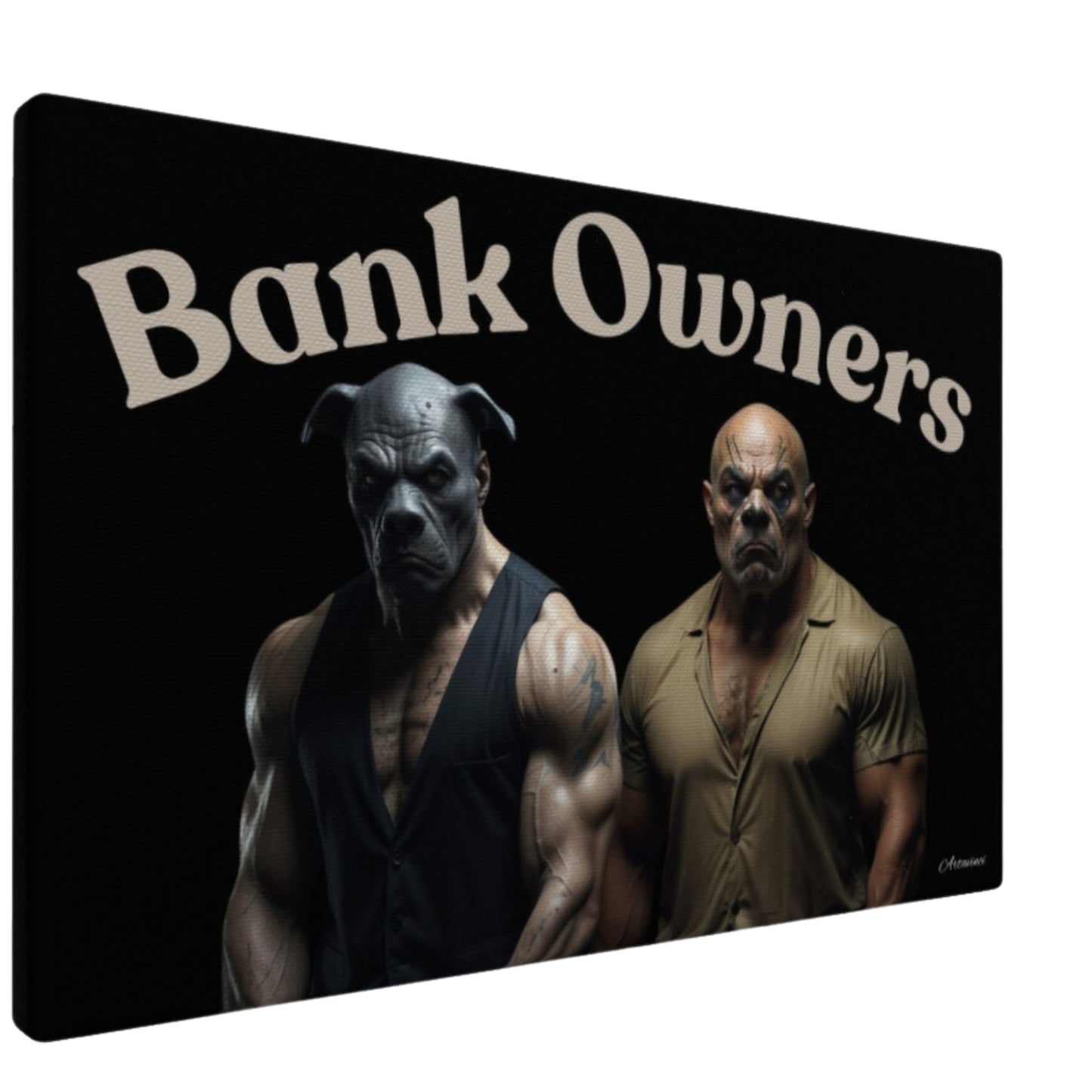 Bank Owners - Canvas Wall Art Print