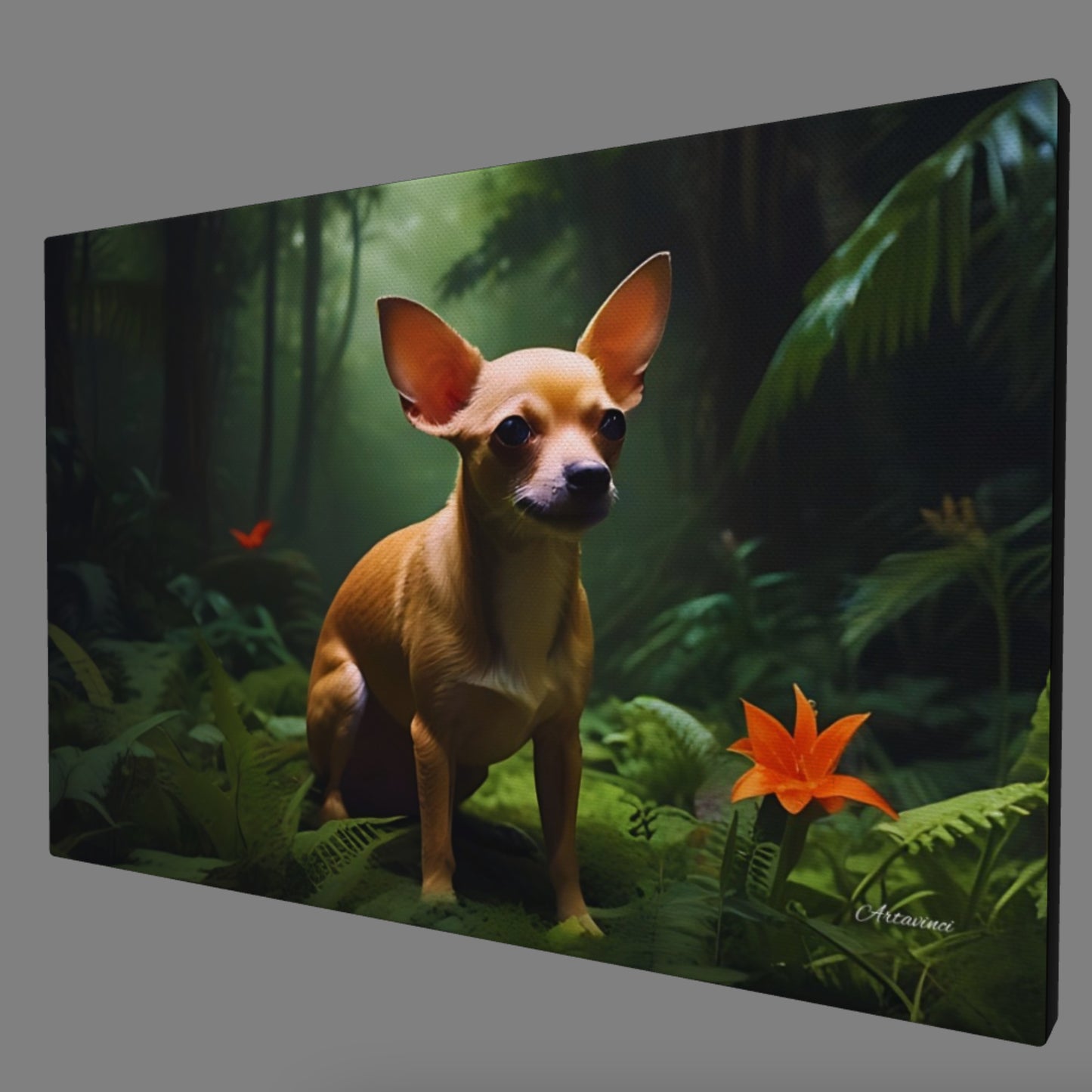 Dog Chihuahua Canvas Art