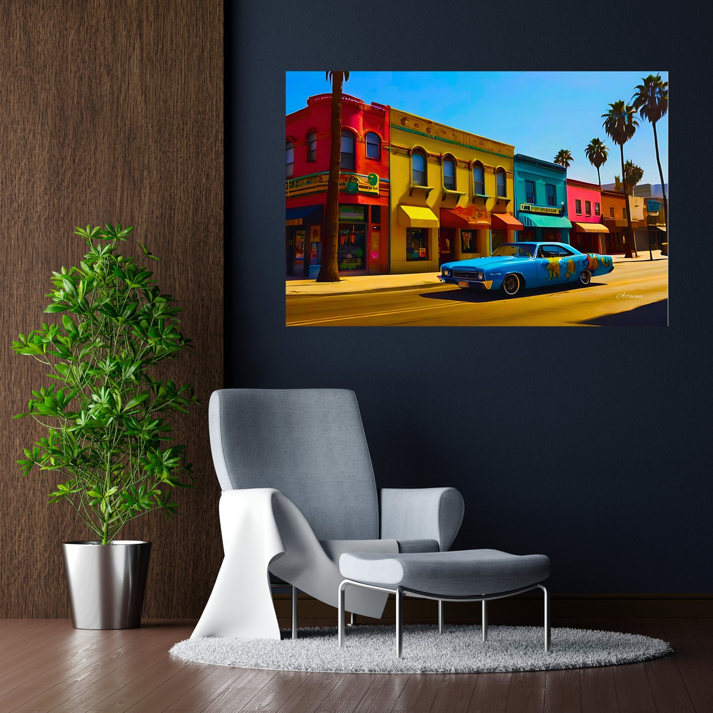 Los Angeles Canvas Wall Art