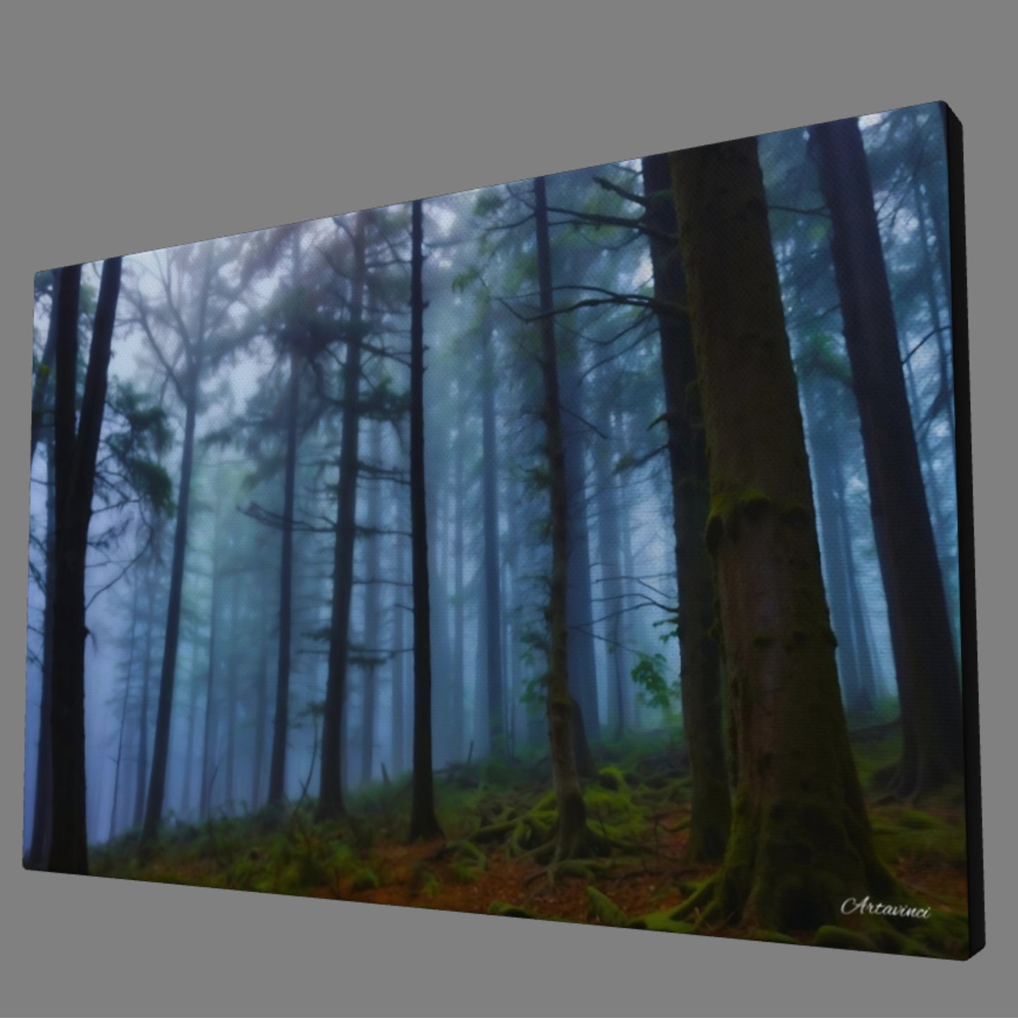 Dark Forest Canvas Art Print