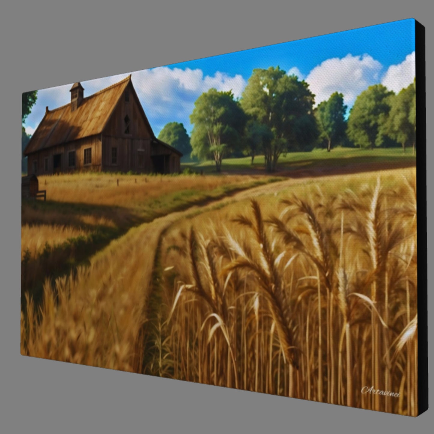 Farmhouse Barn Canvas Wall Art