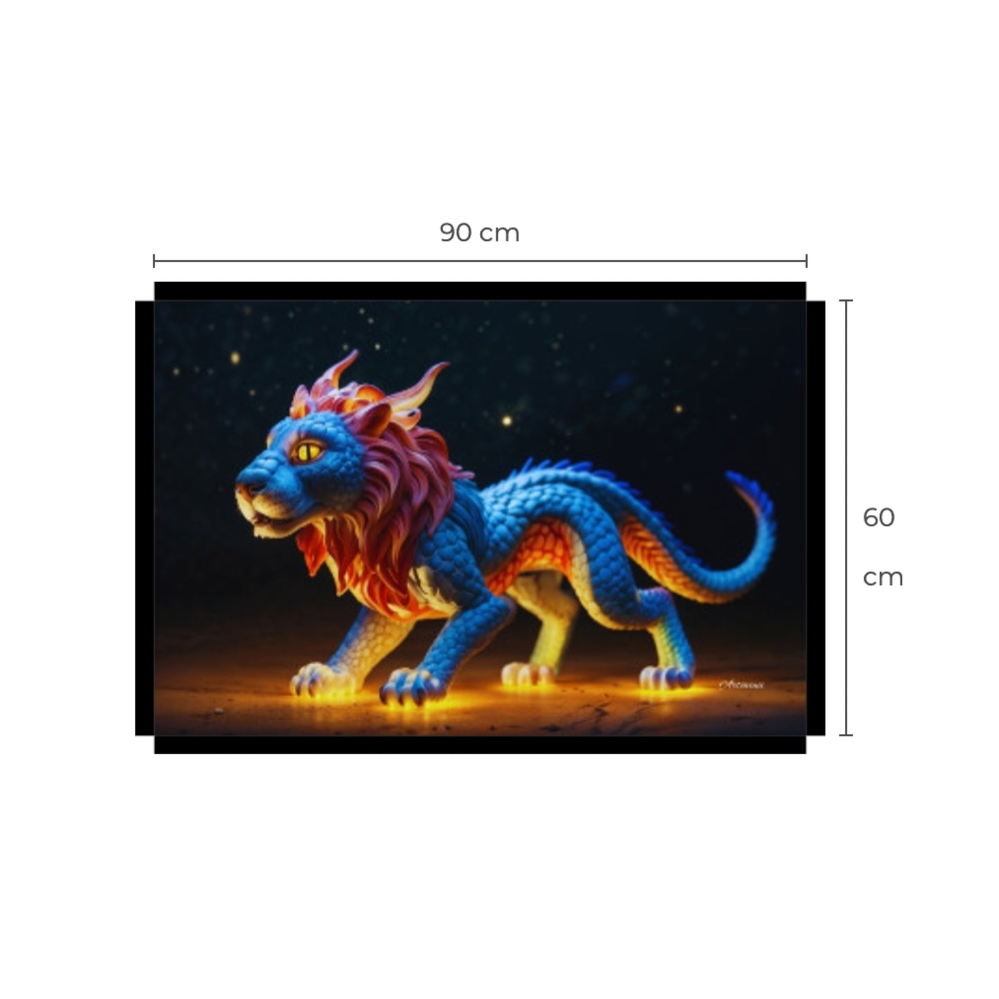 Mythical Hybrid Lion Wall Art