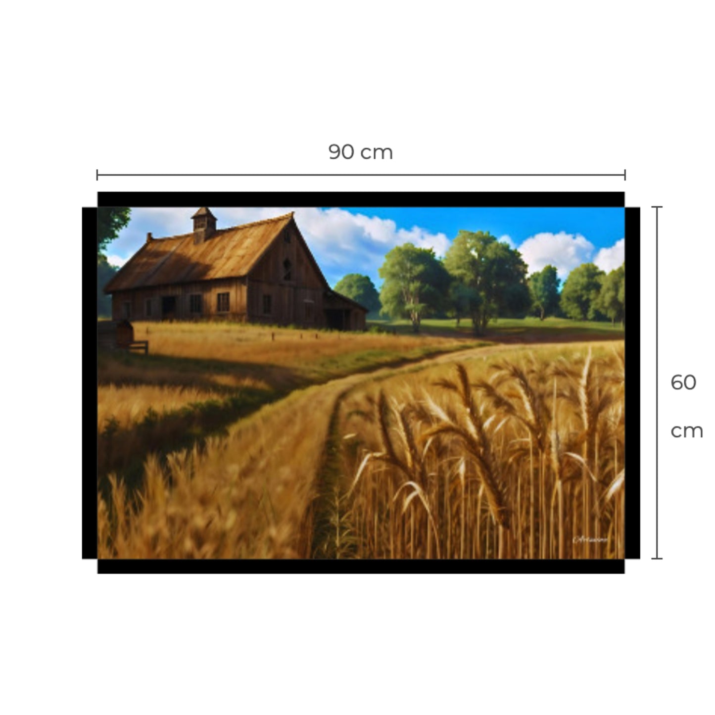 Farmhouse Barn Canvas Wall Art