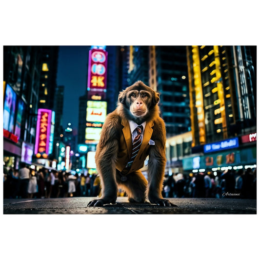 Majestic Monkey in the City