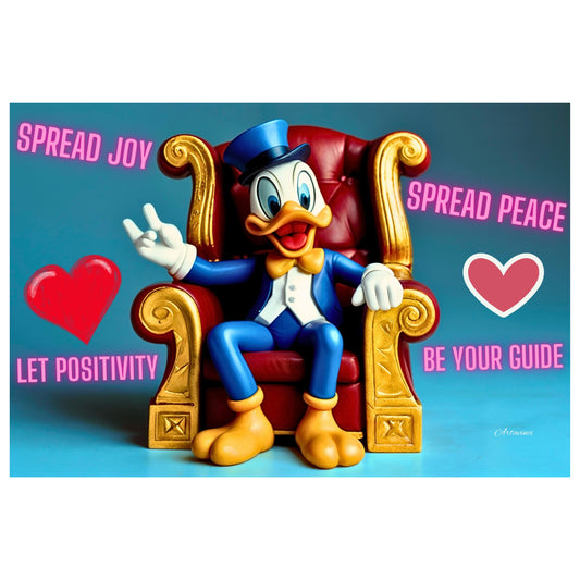 Spread Joy Spread Peace Motivational Wall Art