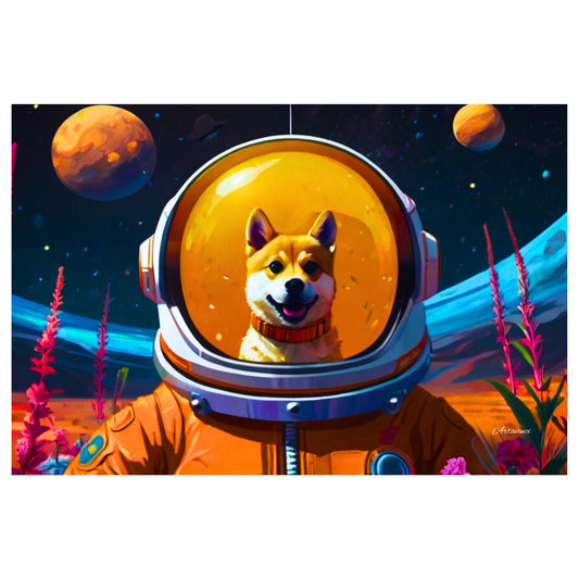 Dog Astronaut SHIBA INU DOG